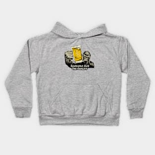 Beer Drinking Gorilla Kids Hoodie